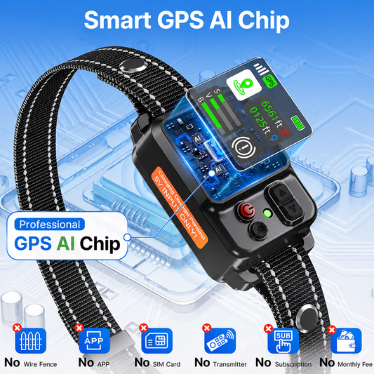 GPS Wireless Dog Fence Collar
