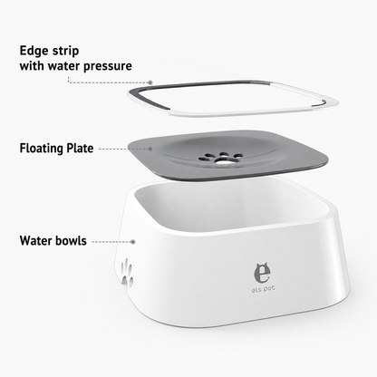 1.5L Floating Pet Water Bowl