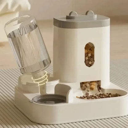 Gravity Pet Feeder & Water Dispenser