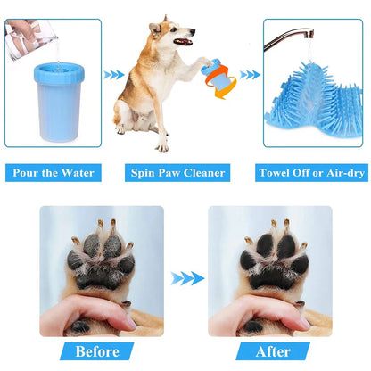 No-Mess Pet Paw Cleaner Cup