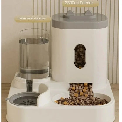 Gravity Pet Feeder & Water Dispenser